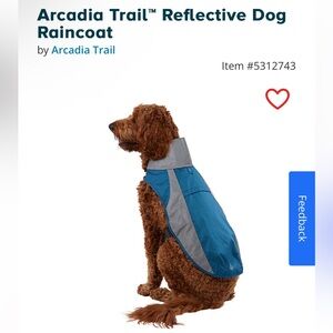 Arcadia Trail Reflective Dog Raincoat
